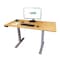 Uncaged Ergonomics RiseUpElectricStandingDesk60X30"BambooDesktopSitStandOffice, Rugb RUGB - alternate 9